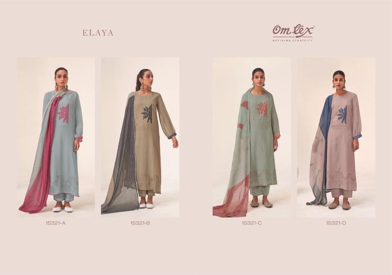 Omtex elaya lucknowi dress material wholesale